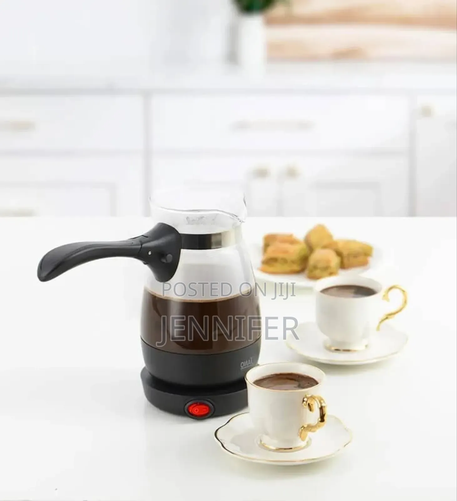 Boma Unbreakable Glass Electric Turkish Coffee Maker