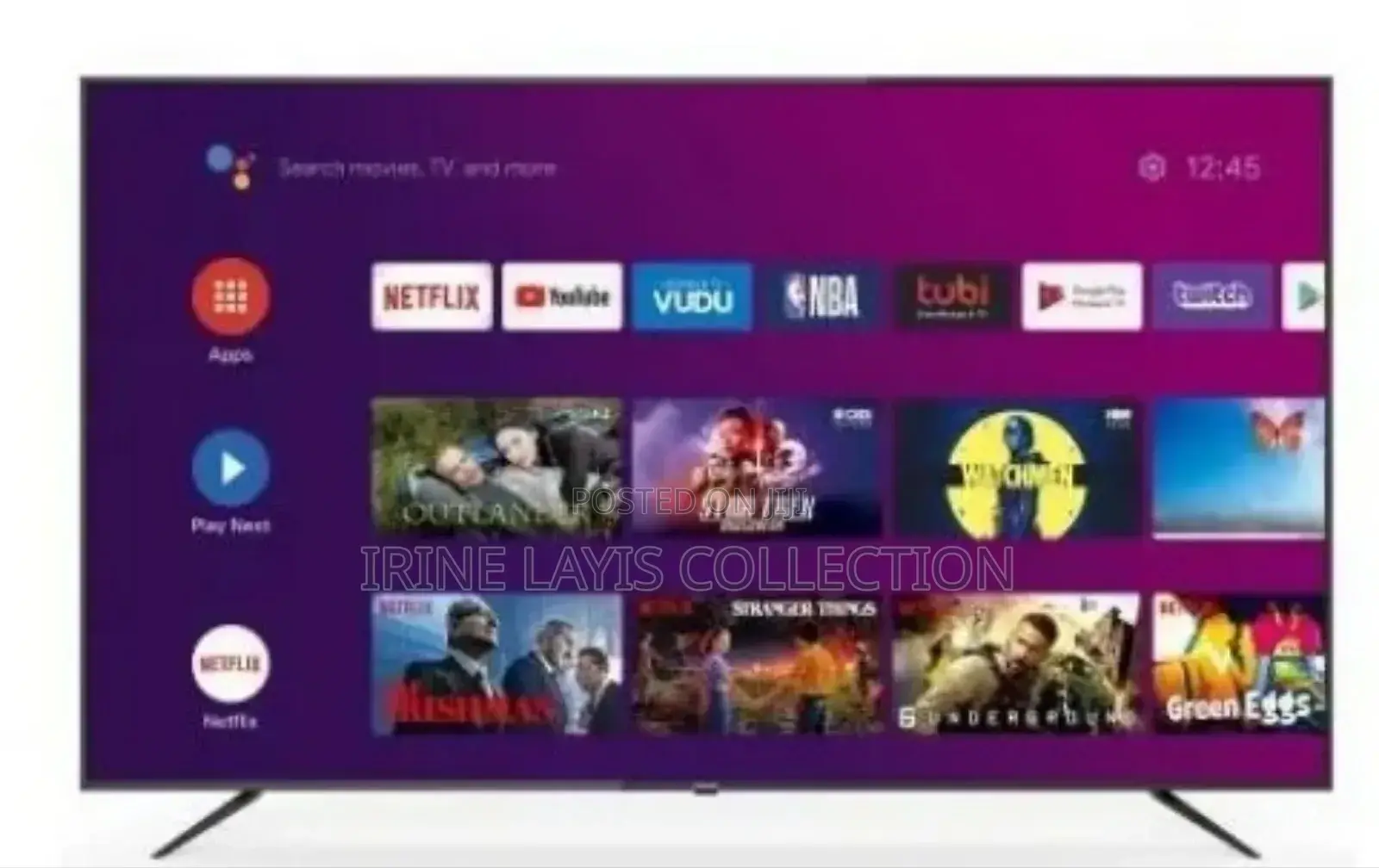 50 Inch Gold Tech Frameless Tv