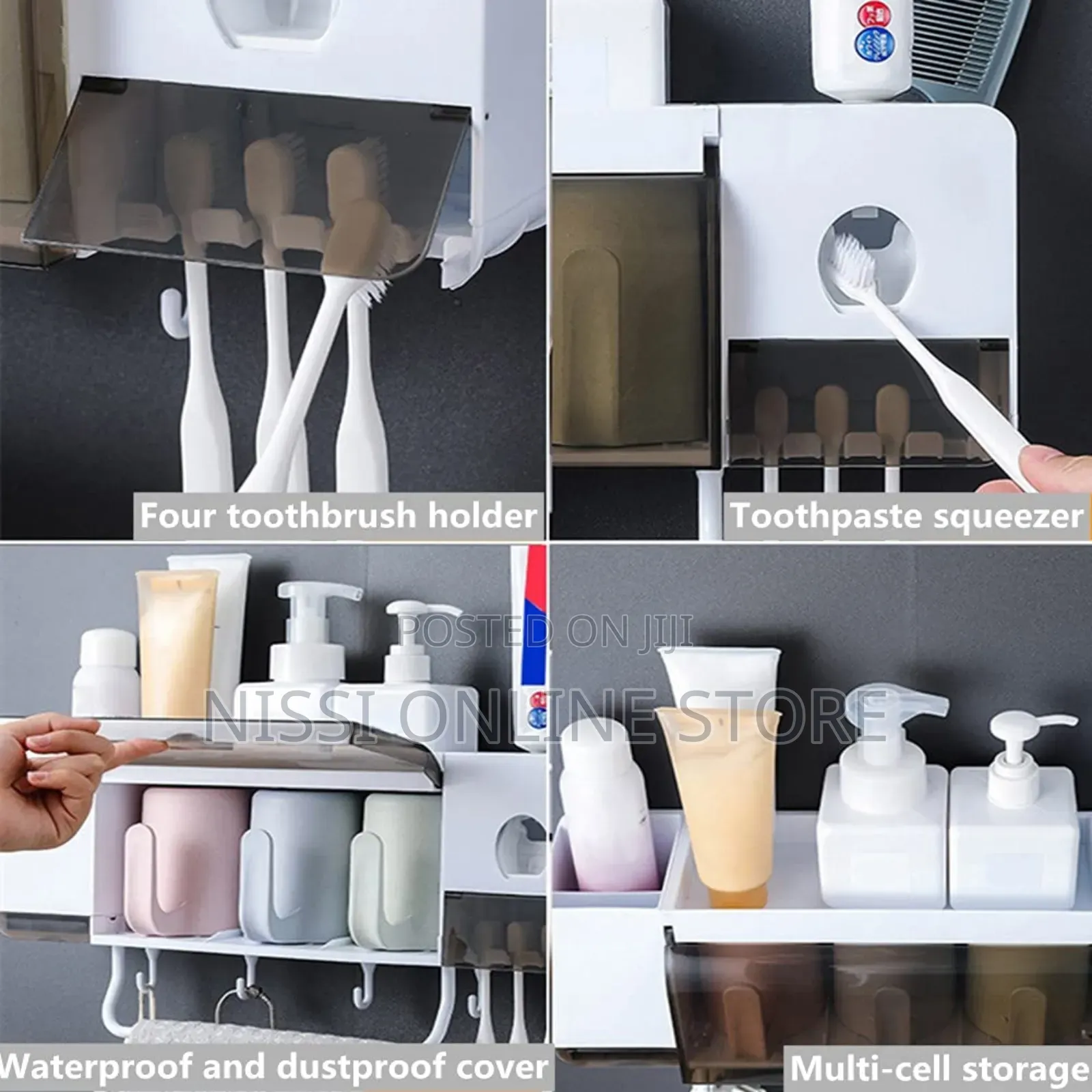 Self Adhesive Toothbrush Holder