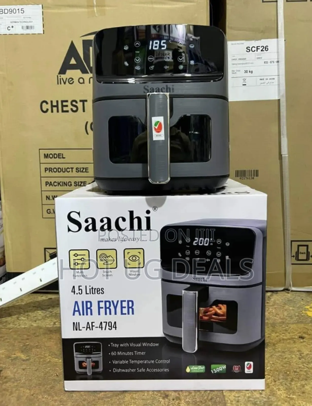 Saachi 4.5l Air Fryer Oil Free Healthy