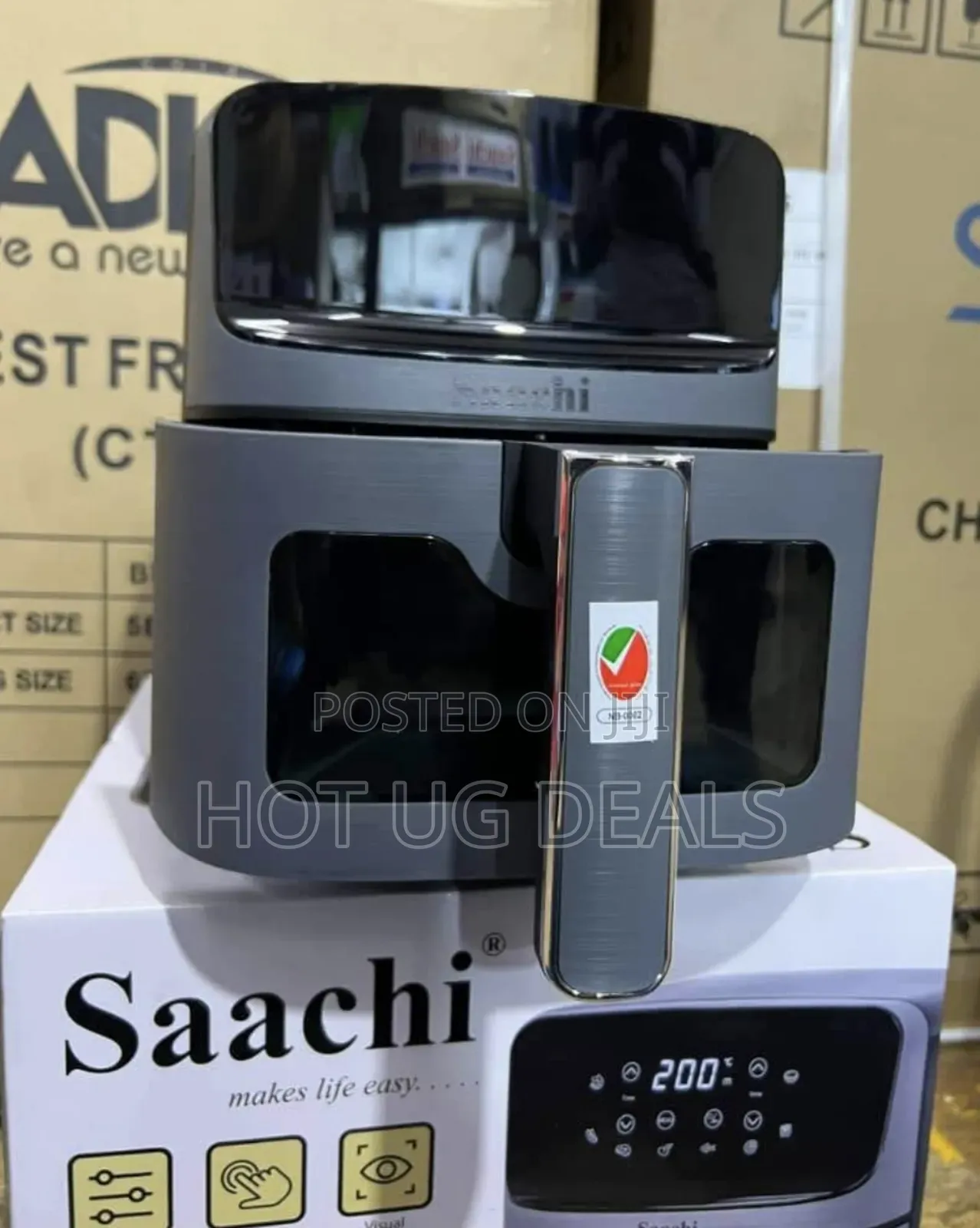 Saachi 4.5l Air Fryer Oil Free Healthy