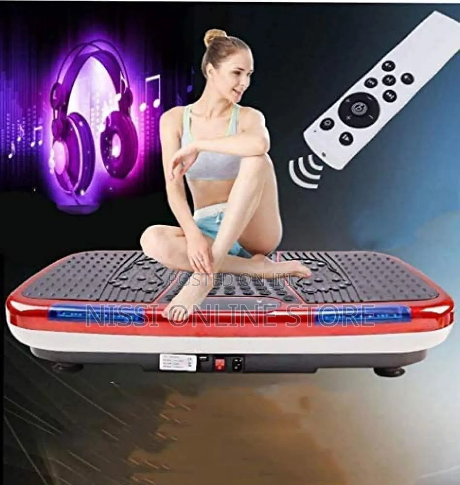 Excercise Machine With Ultra Thin Vibrating Pad