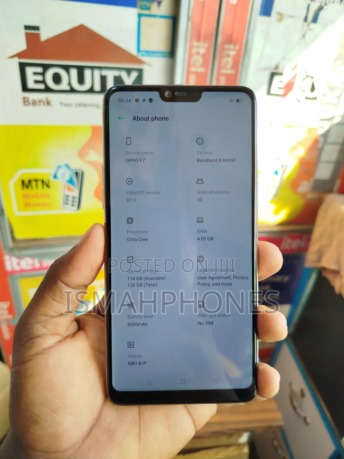 Oppo F7 128 GB Blue