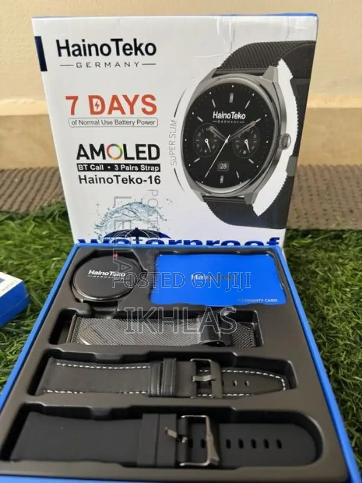 Hainoteko-16 Waterproof Smart Watch Amoled Display Bluetooth Calling