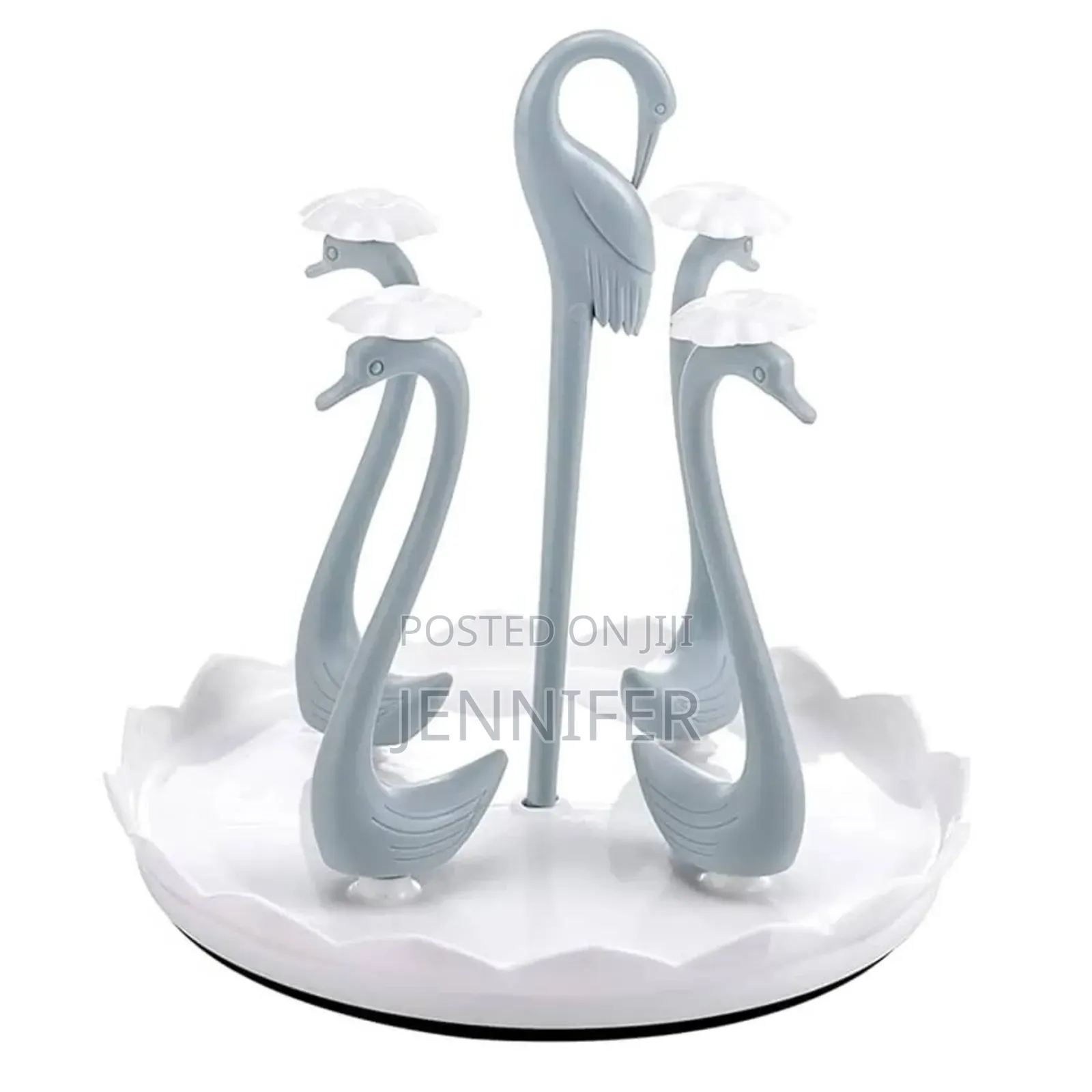 Zerodis Swan Cup Holder With Rotating Drip Tray