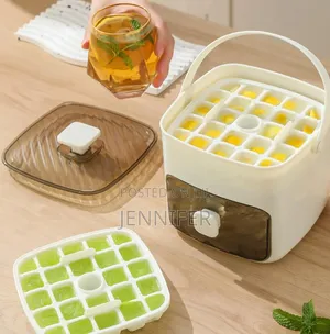 Ice Maker Box With Drawer and Storage Tray