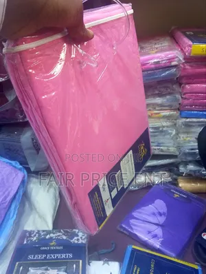 Cotton Bedsheets Medium Size 4*6.( Pink)