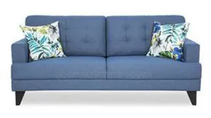 Columbus Fabric Sofa/Blue Couch