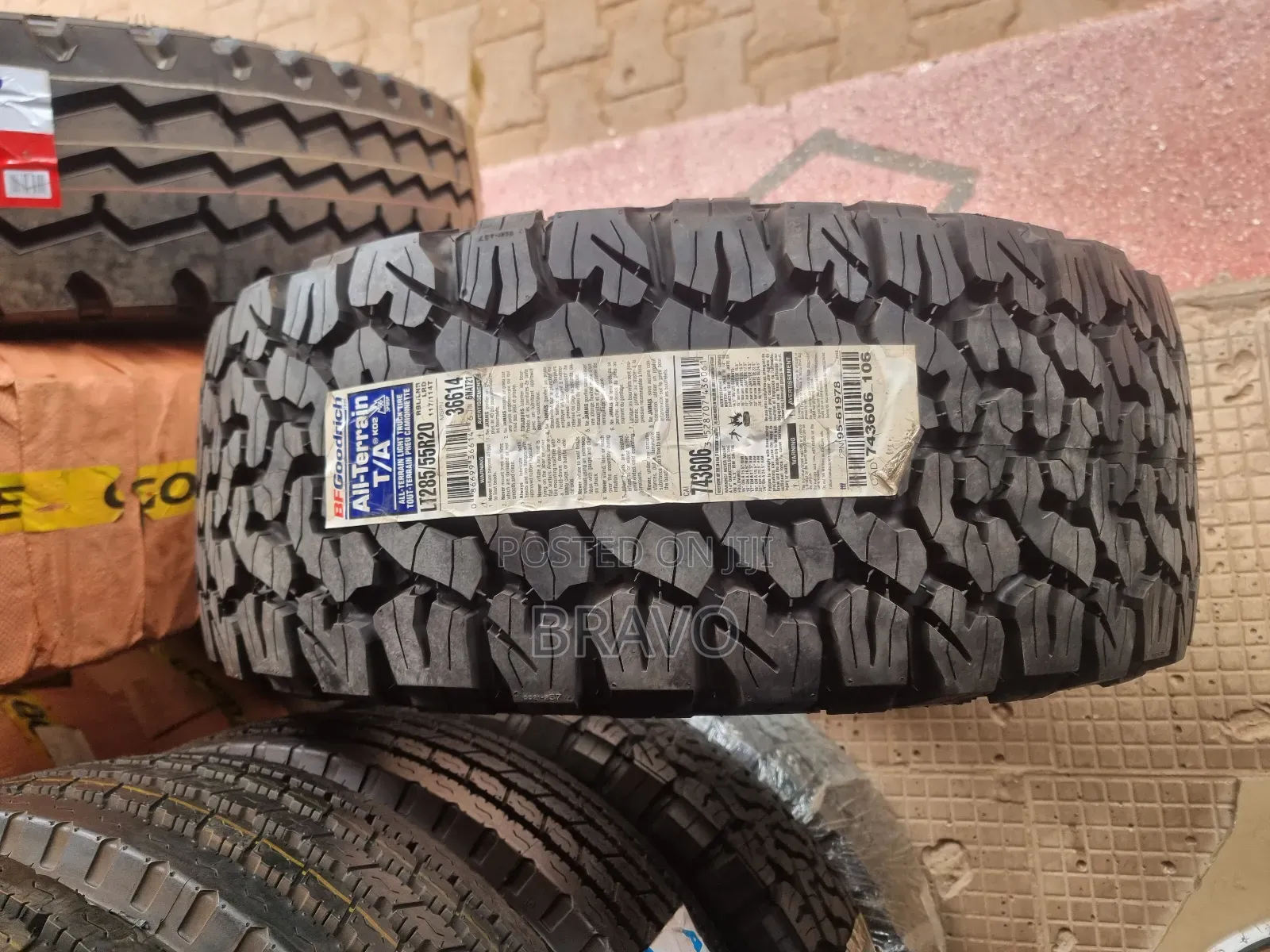 285/55r20 Goodrich Tires.