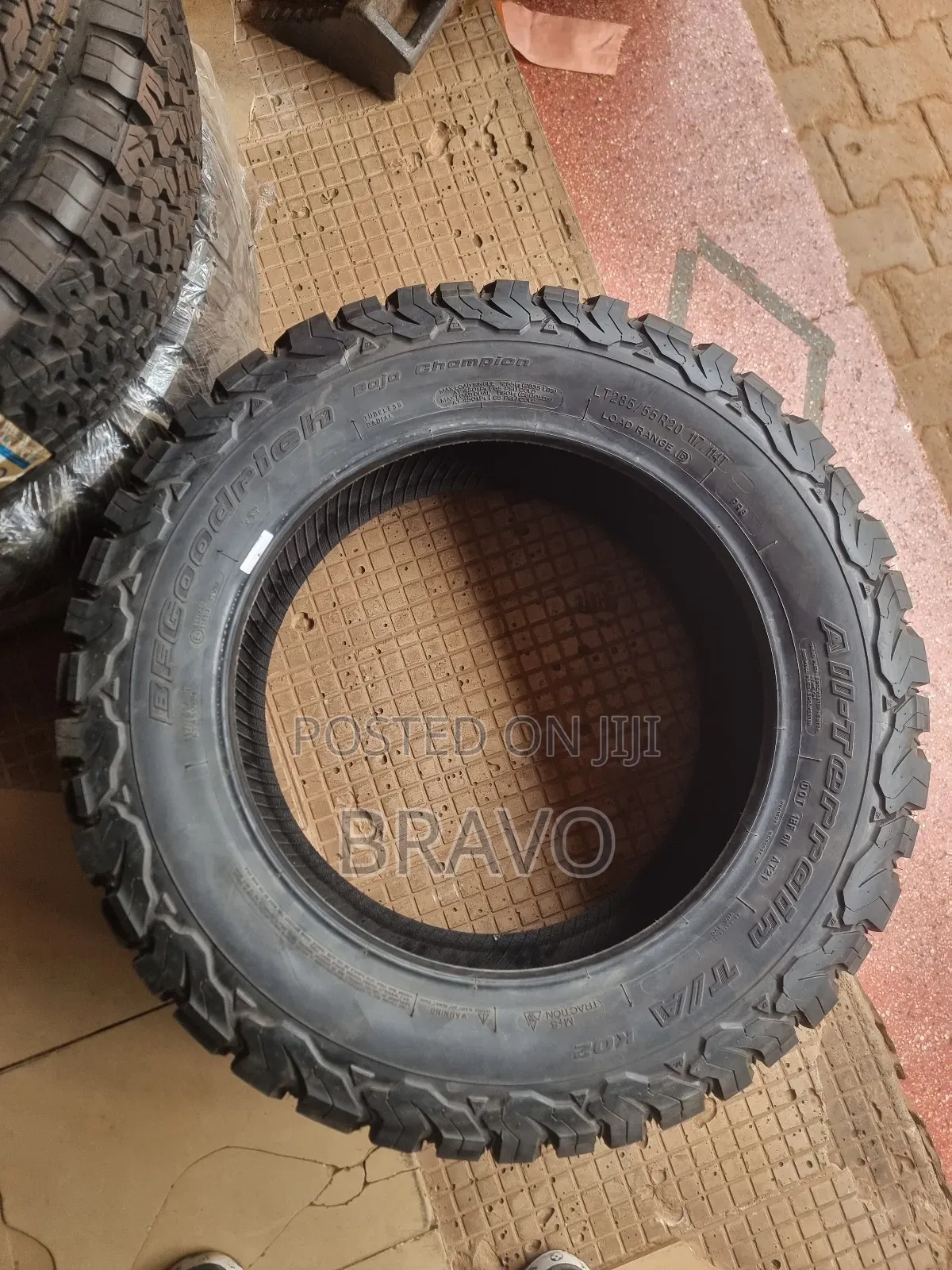 285/55r20 Goodrich Tires.