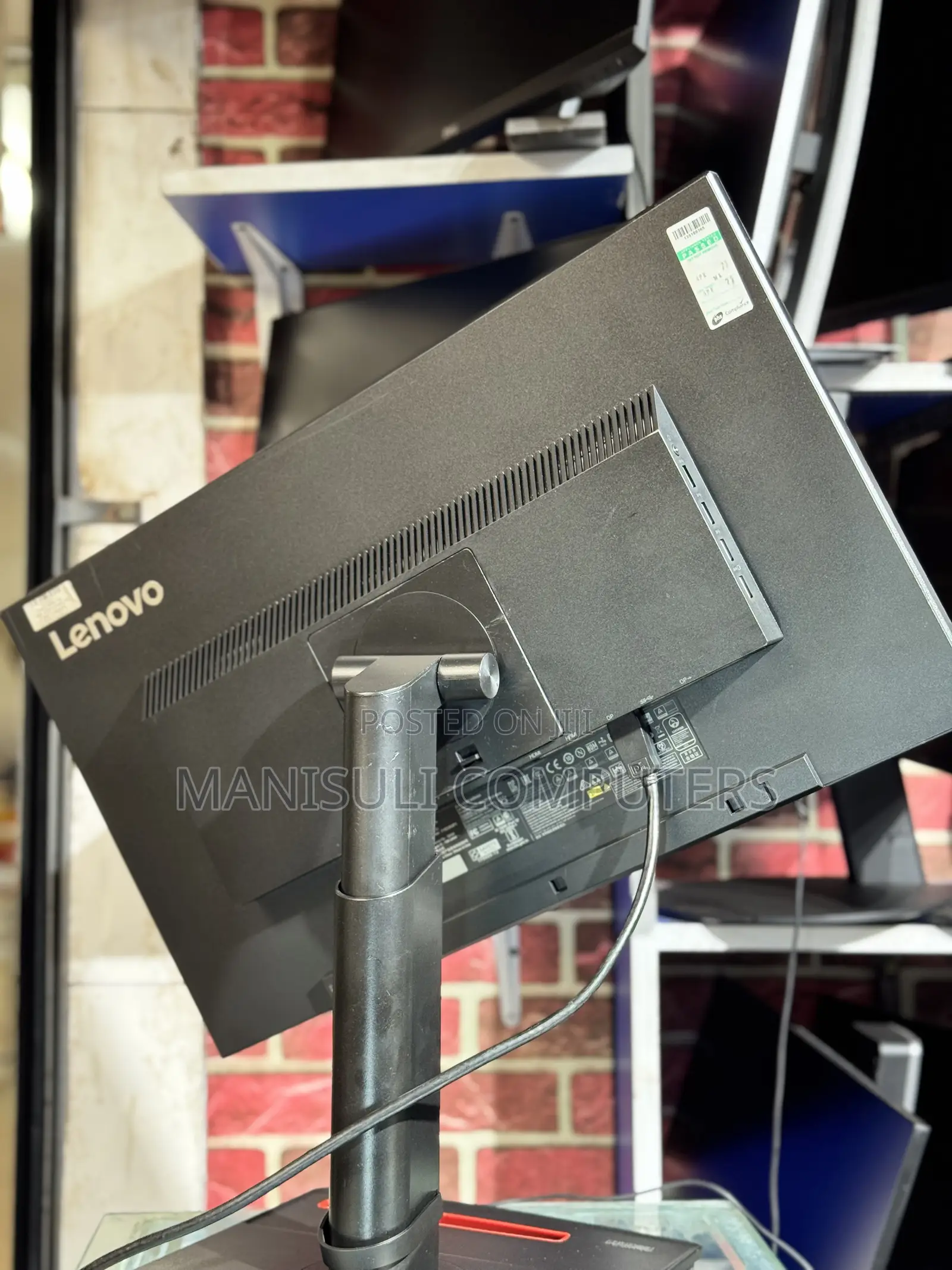 Guarantee 3 Months Lenovo 24 Inch Screen Ips Vga Hdmi Dp
