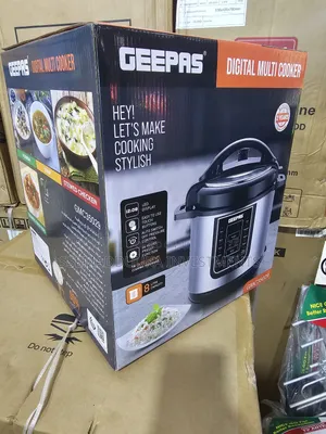 Geepas Litres Digital Electricpressure Cooker With a Food Steamer