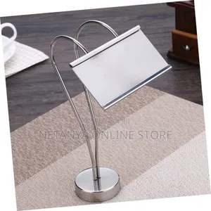 Stainless Steel Table Number Holder