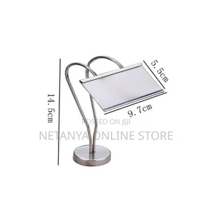 Stainless Steel Table Number Holder