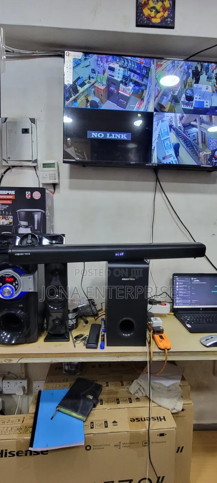Goldentech Wireless Soundbar System