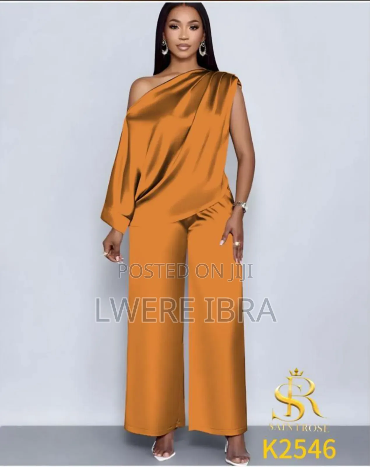 Pinch Satin Two-Pieces for Ladies
