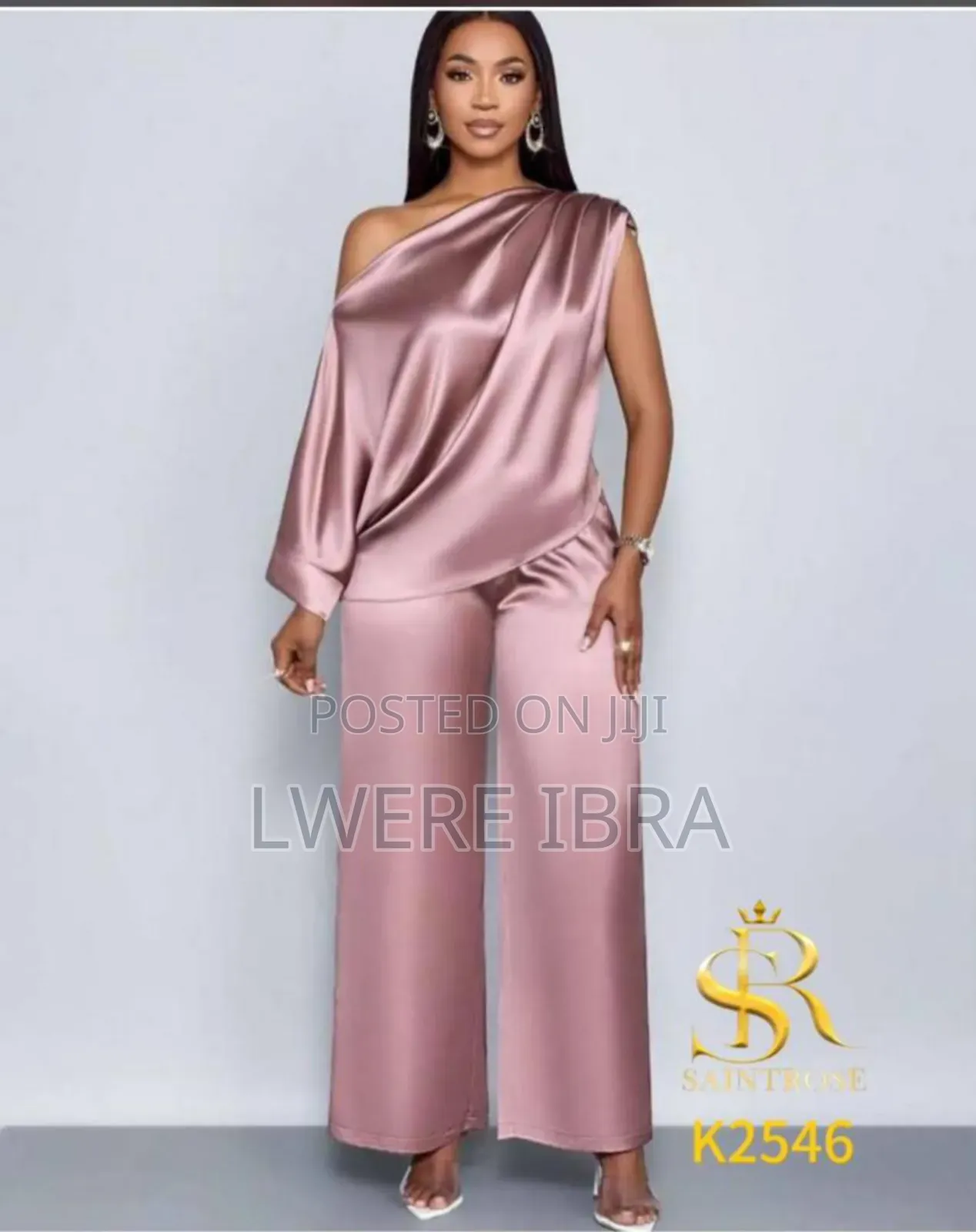 Pinch Satin Two-Pieces for Ladies