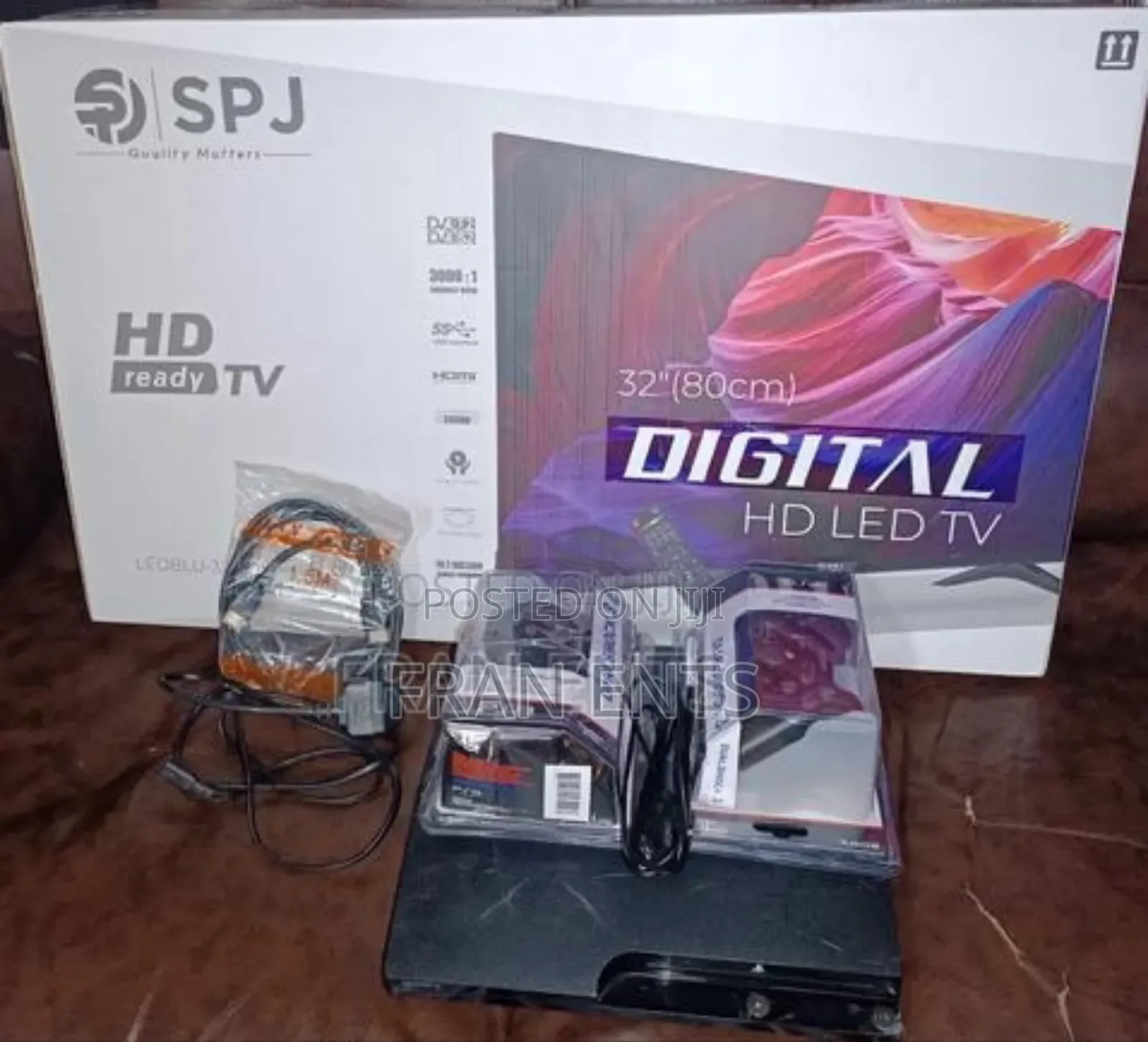 Ps3 Console With New Tv Set