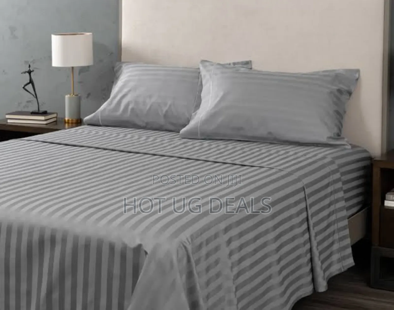 5x6 4pcs Egyptian Cotton Bedsheet Set With 2 Bedsheet, 2 Pillowcases