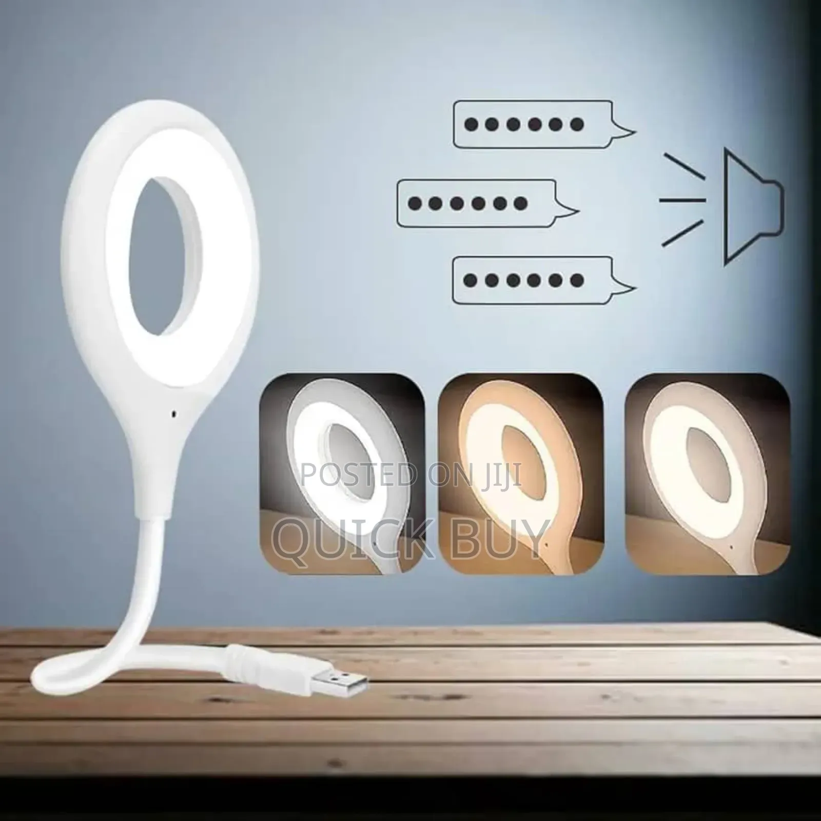 Intelligent Voice Control Usb Lamp With 3 Colours 5