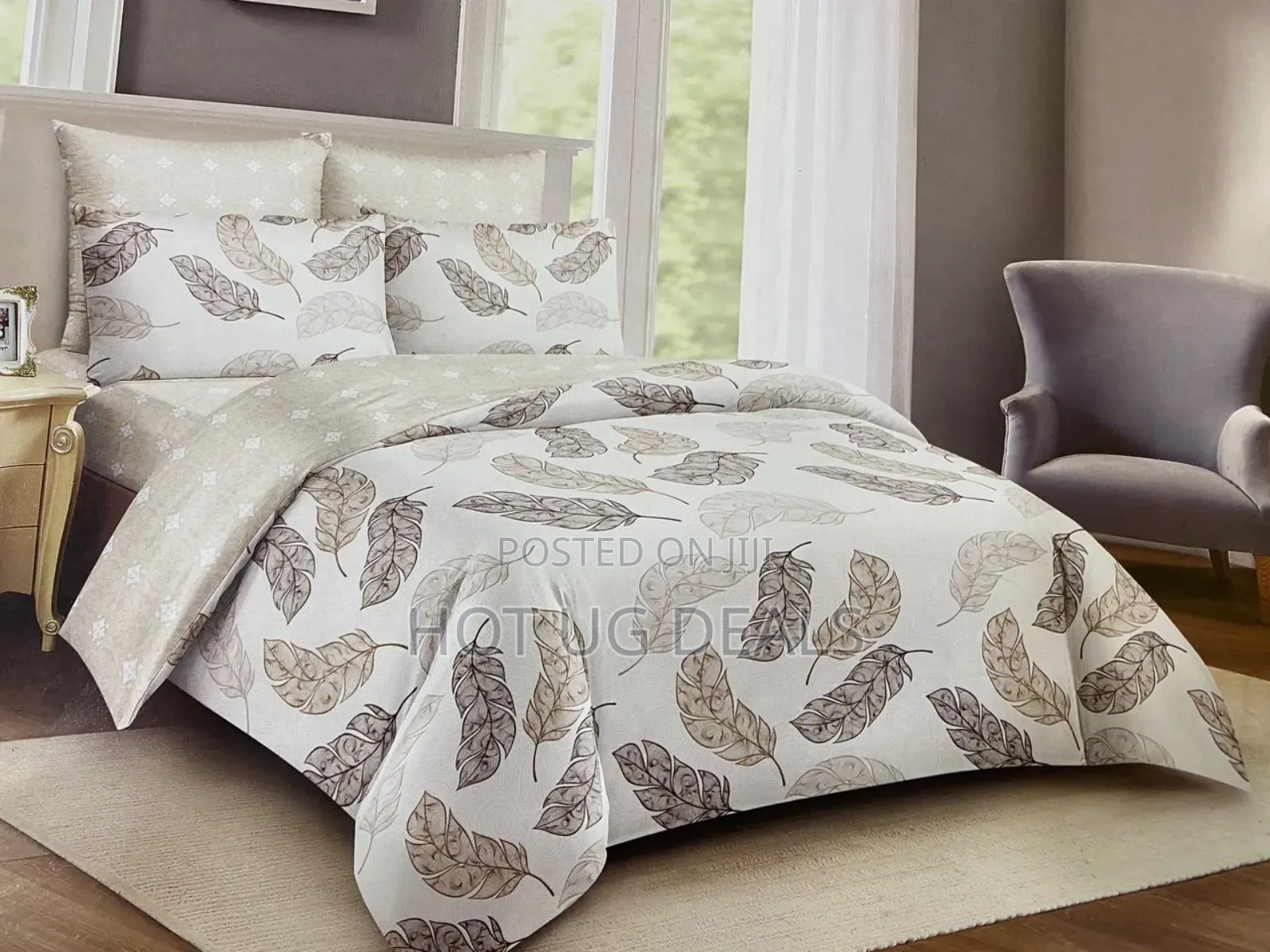 5x6 4pcs Duvet Set With 1 Duvet 1 Bedsheet And 2 Pillowcases