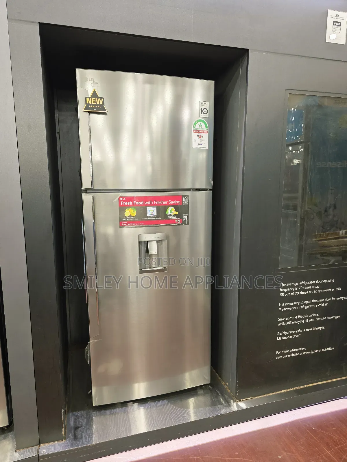 652ltrs Lg Frost Free Double Door Fridge at 20% Beeyi Powa