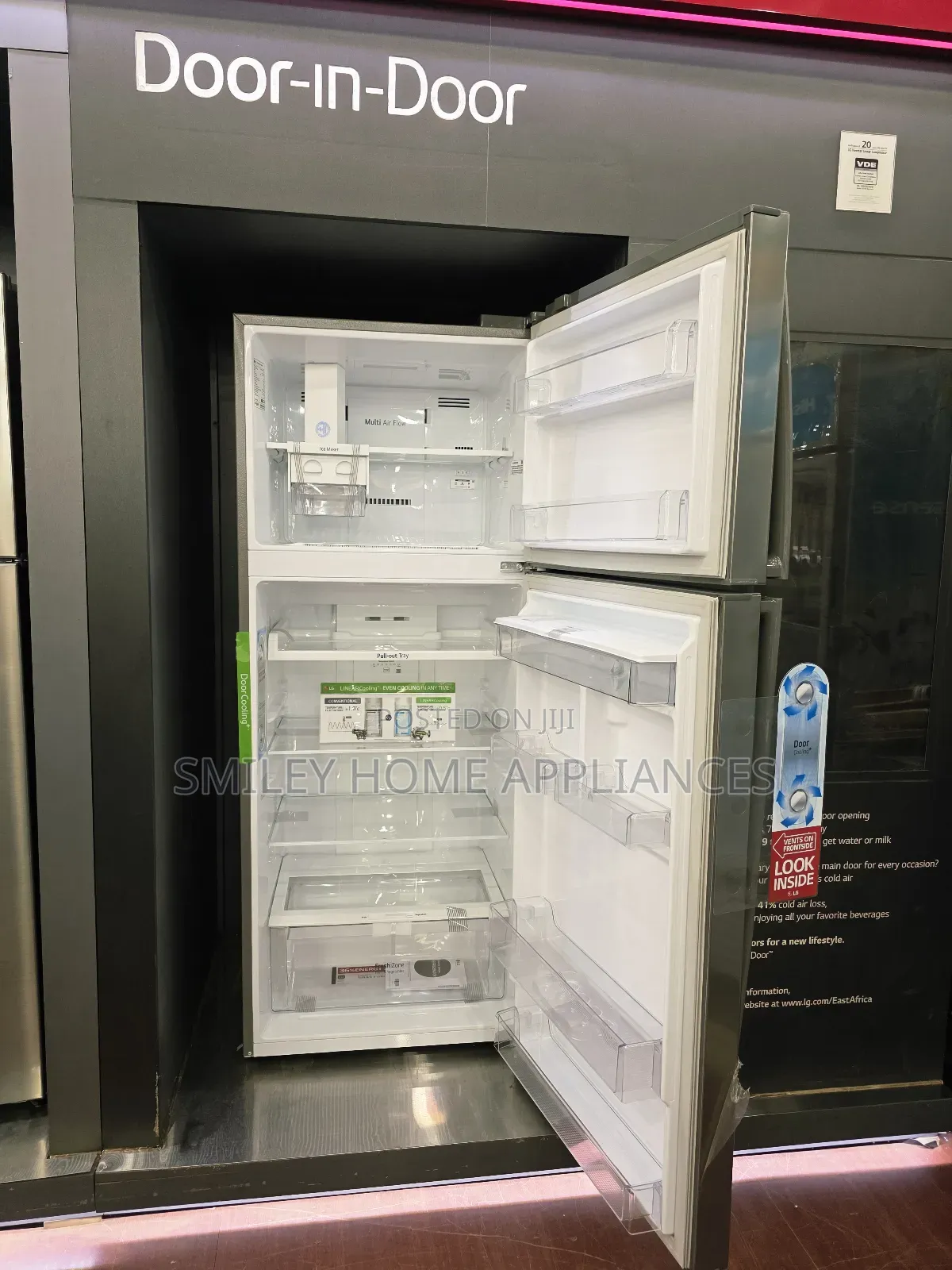 652ltrs Lg Frost Free Double Door Fridge at 20% Beeyi Powa