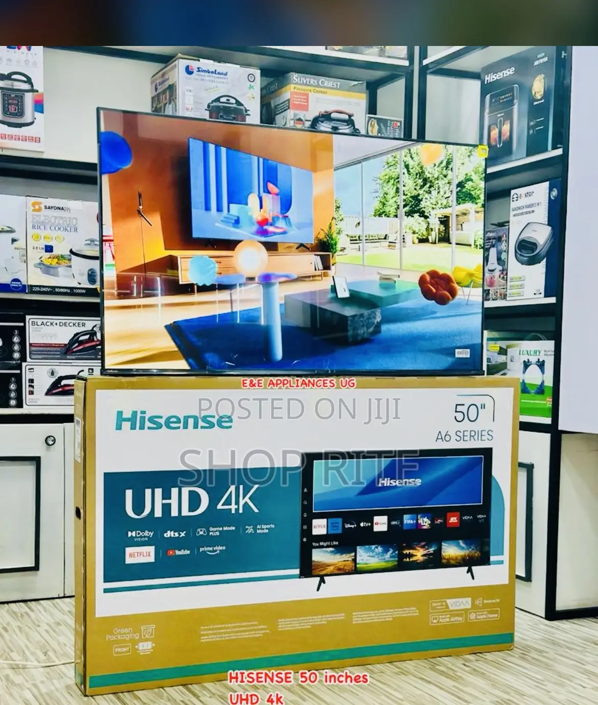 Hisense 50 Inches A6 Series Smart Uhd TVS New Arrivals