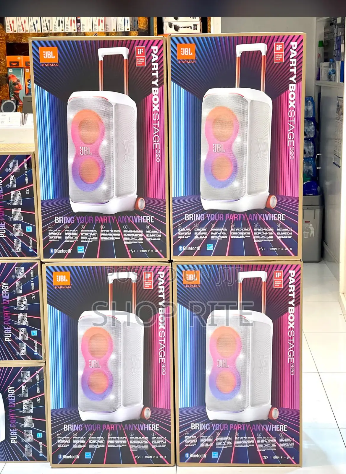 JBL Party Box Club 320 Multimedia Loud Out Door Speakers