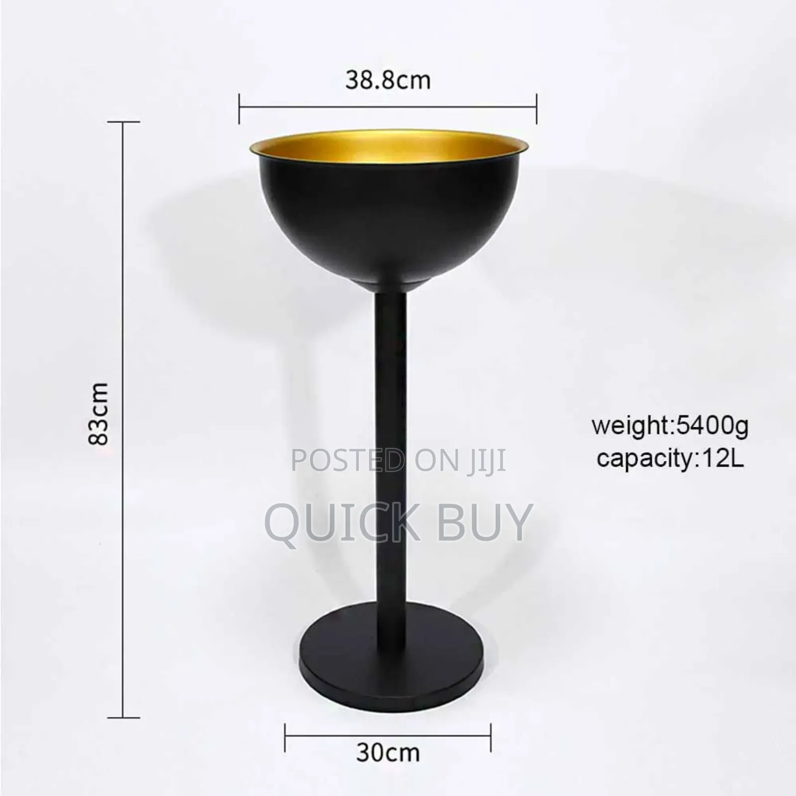 Stainless Steel Tall Champagne Ice Bucket With Stand