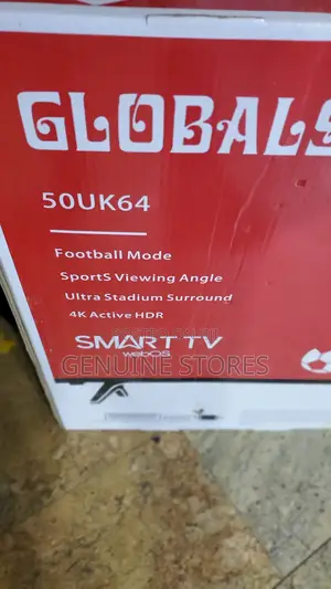 50" Smart /Android /Flameless Tv With Inbuilt Free Channels/Globalstar