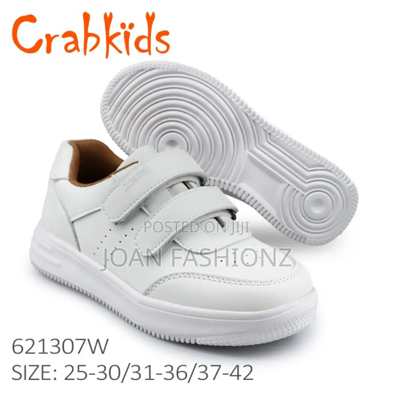 White Crab Kid Sneakers for Kids