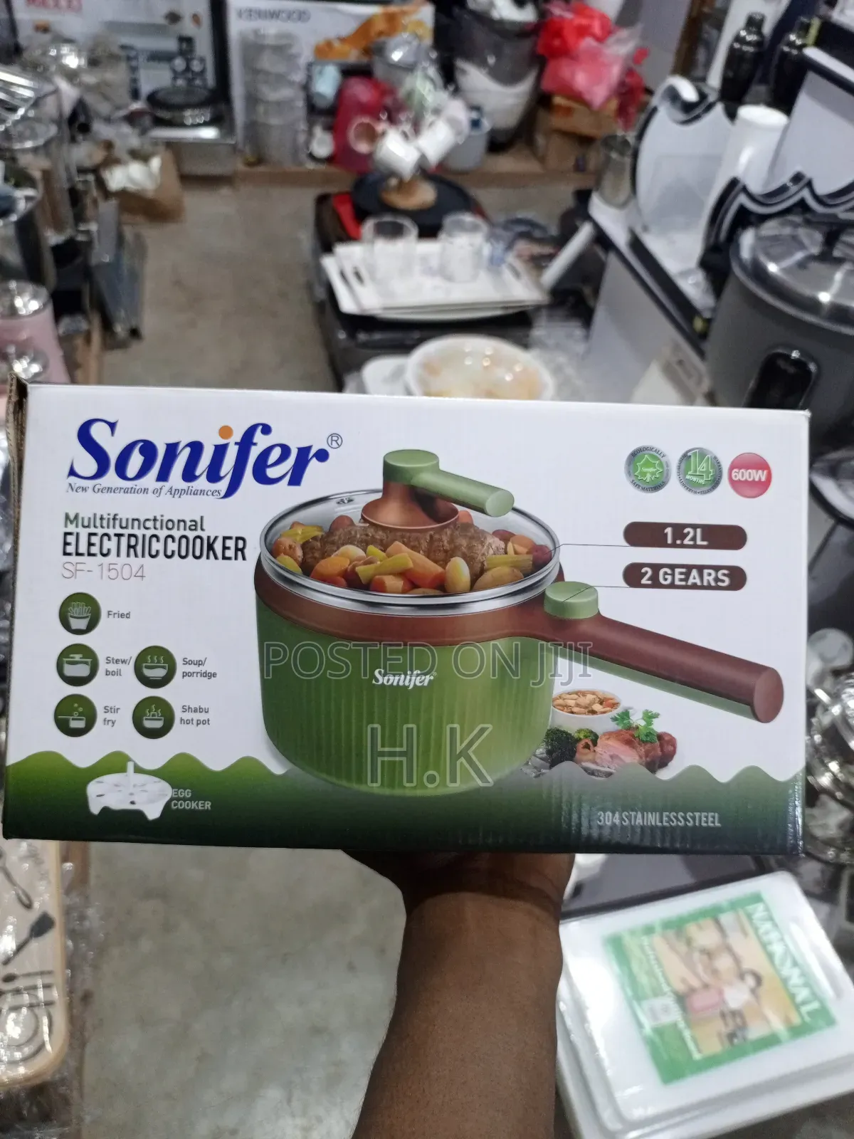 Sonifer Sf-1504 Multifunctional Electric Cooker.