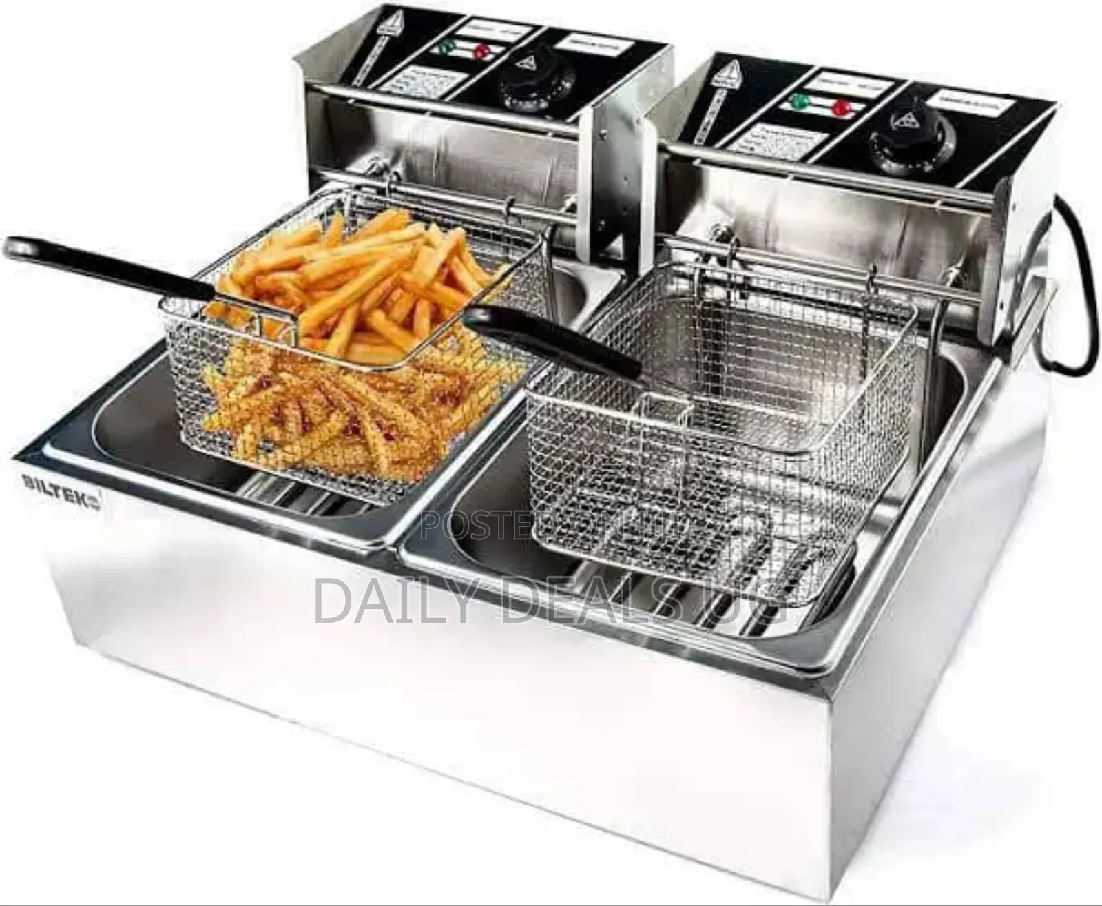 Double Electric Deep Fryer