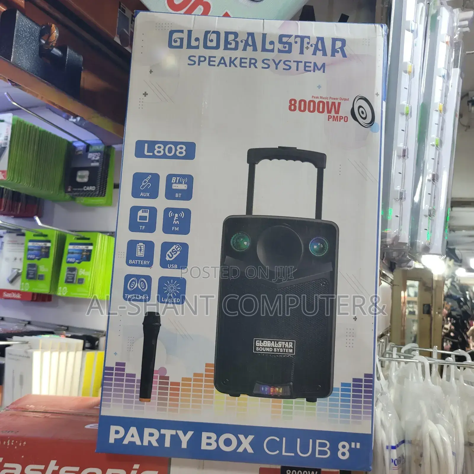 Party Box Club Globalstar System With Microphone
