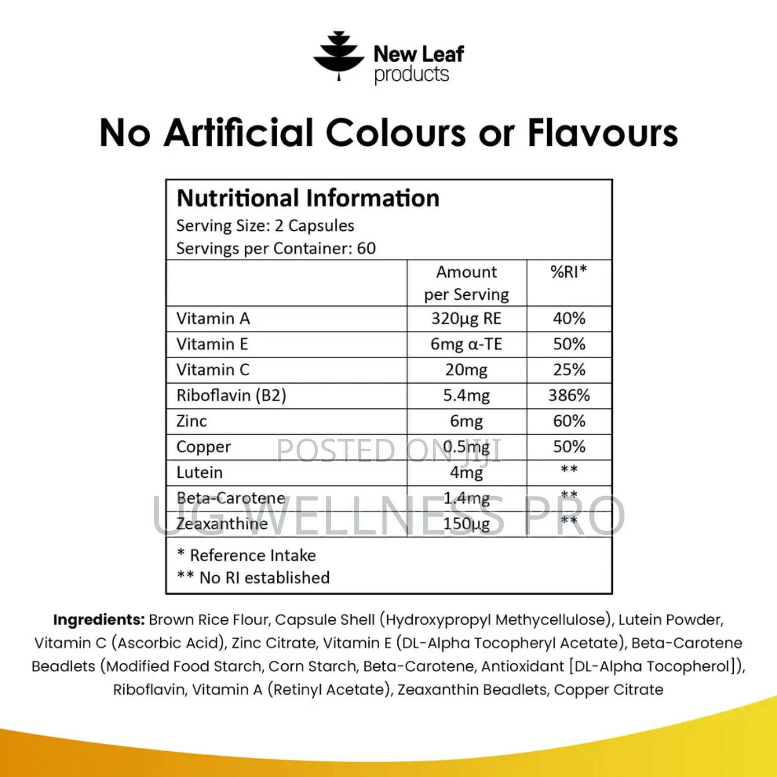 Eye Health Complex Vitamin A, B2, Zinc, Lutein Zeaxanthin Caps