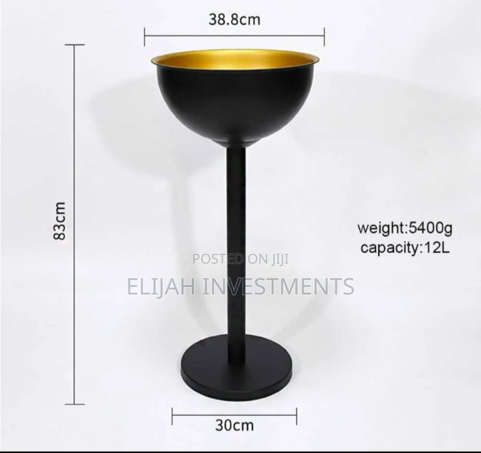 Stainless Steel Tall Champagne Ice Bucket With Stand