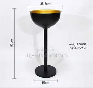 Stainless Steel Tall Champagne Ice Bucket With Stand