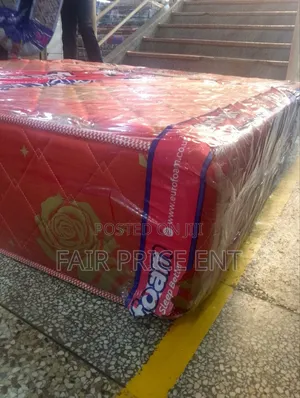 Eurofoam Mattress. 6*6*12inches.( Red)