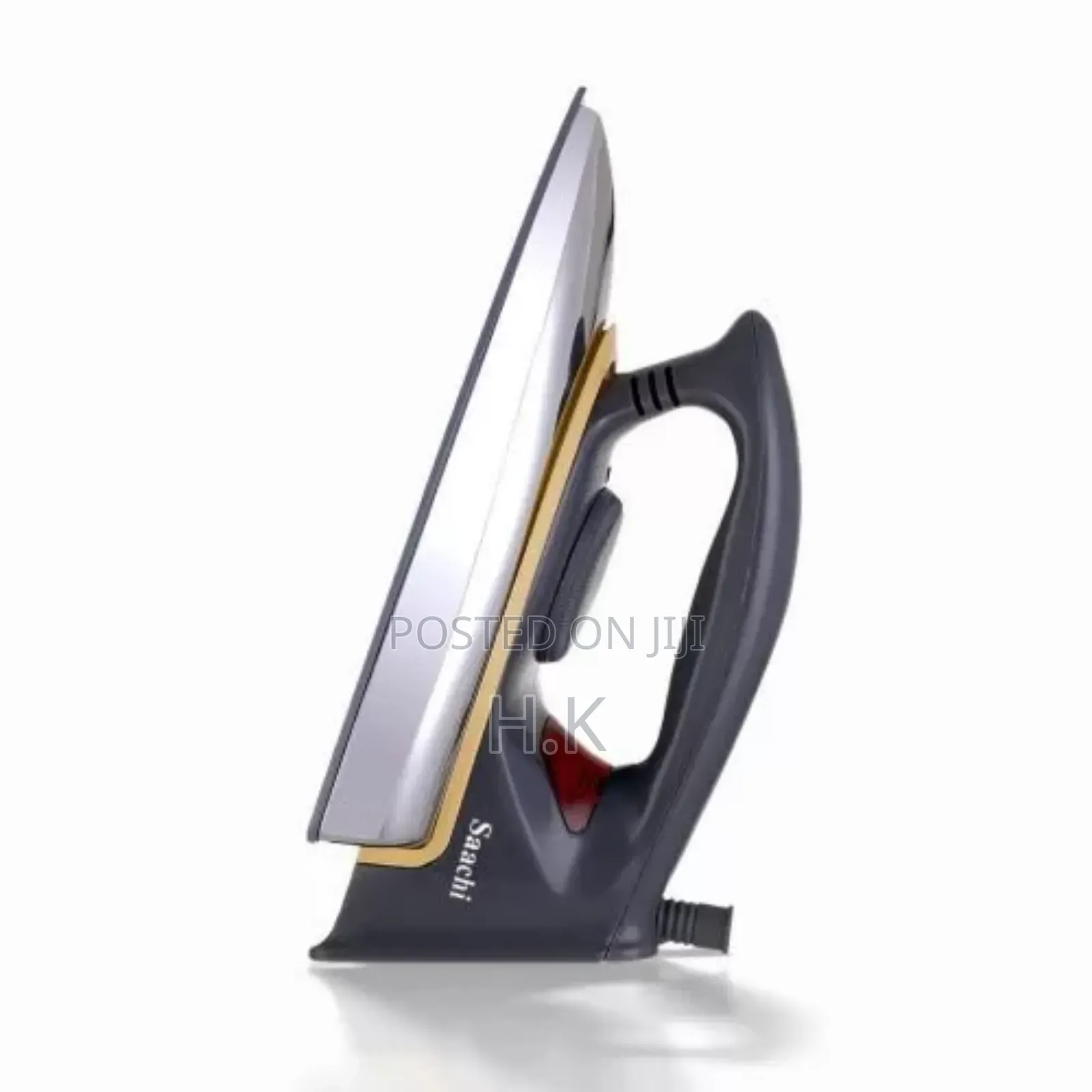 Saachi Non Stick Heavy Weight Dry Flat Iron Nl-1r-158 – Silver,Grey