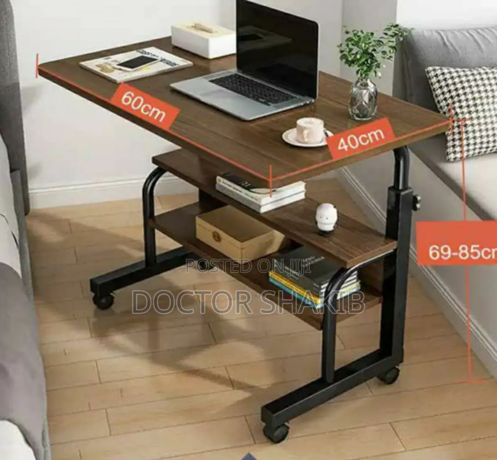 New Adjustable and Portable Laptop or Bedside Table