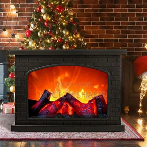 Quality Electric Fireplace Lantern With Realistic Led Flame Effect