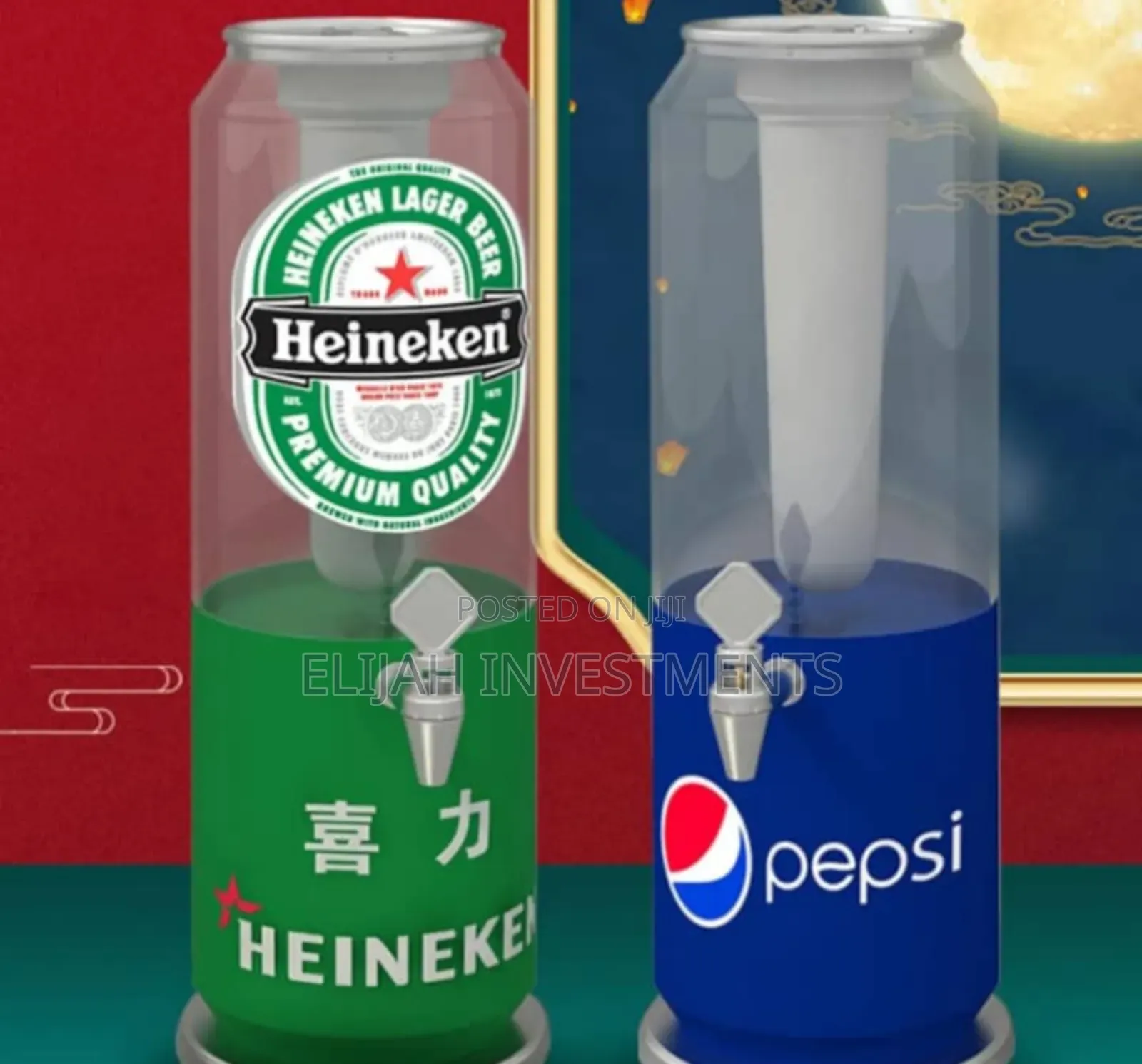 3l Led Rechargeable Beer Dispenser Tower