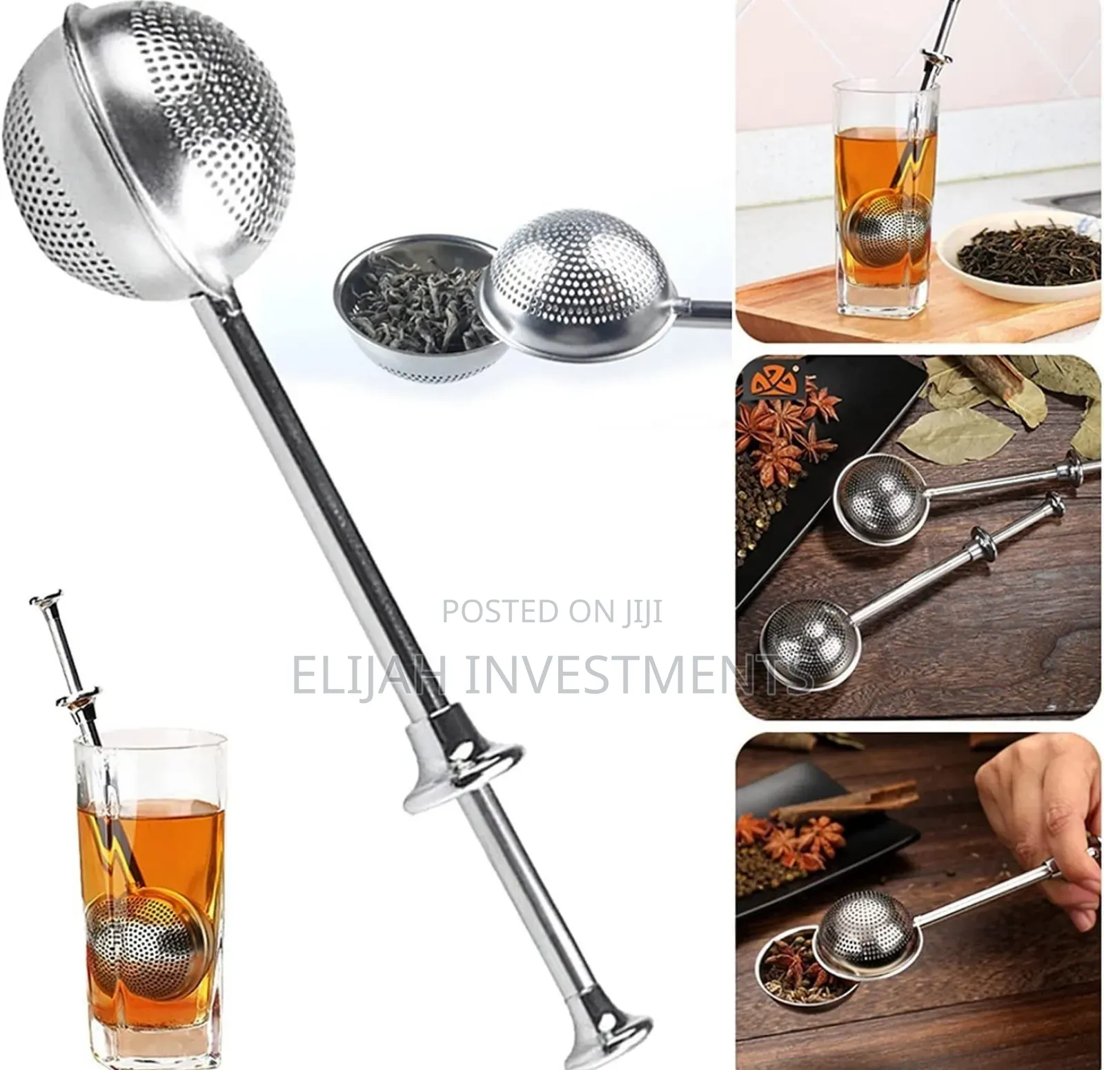 Stainless Steel Telescopic Tea Strainer(Tea Infuser)