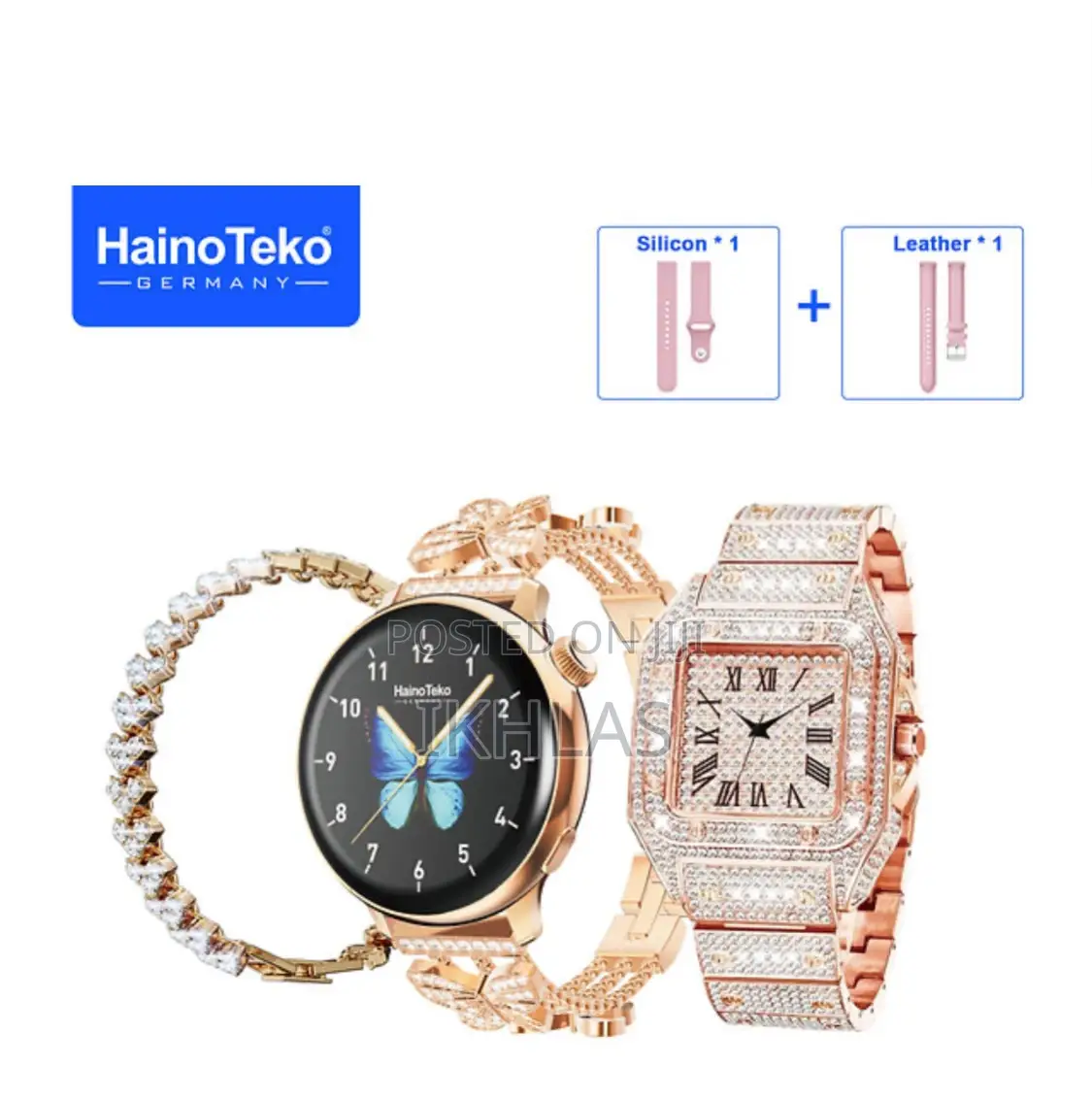 Hainoteko G14 Mini Smart Watch With Analog Watch and a Cute Bracelet