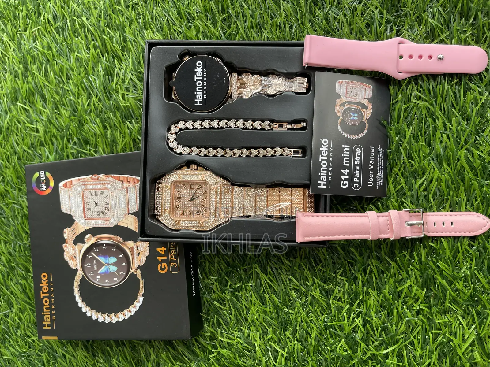 Hainoteko G14 Mini Smart Watch With Analog Watch and a Cute Bracelet