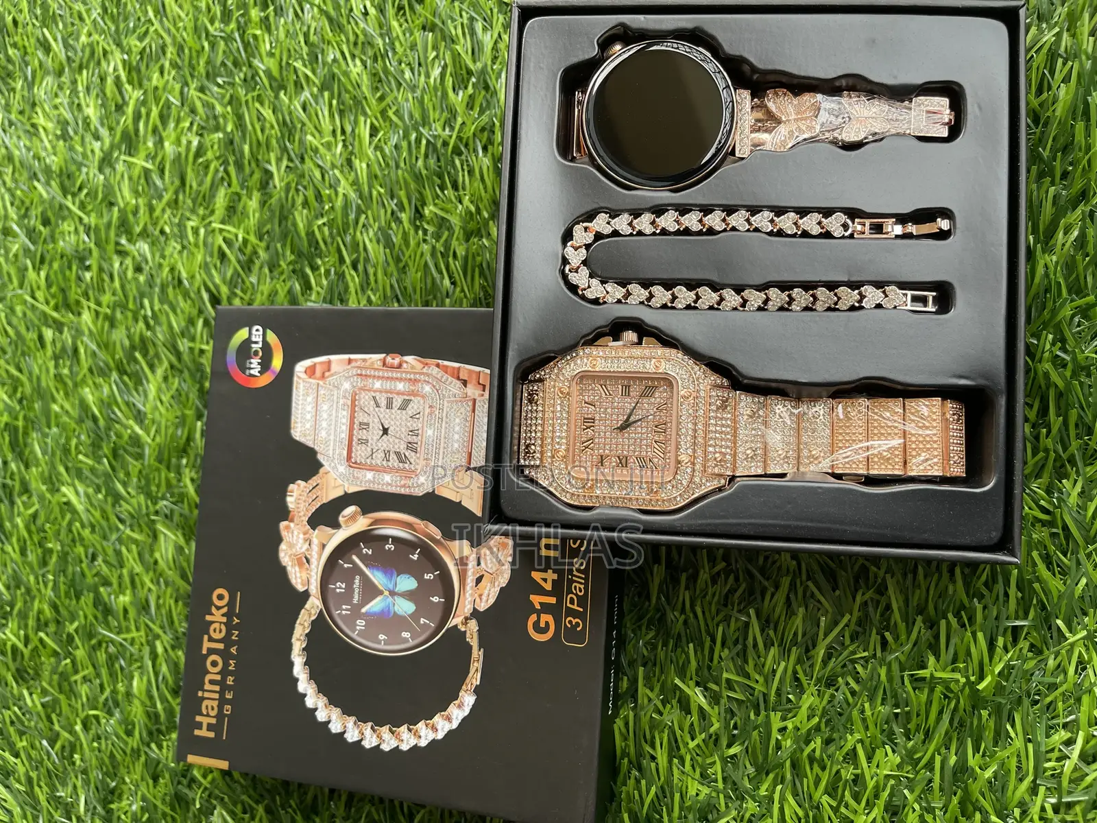 Hainoteko G14 Mini Smart Watch With Analog Watch and a Cute Bracelet