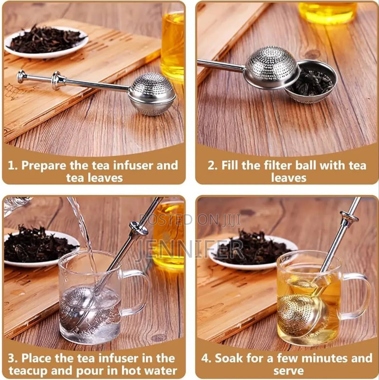 Stainless Steel Telescopic Tea Strainer(Tea Infuser)