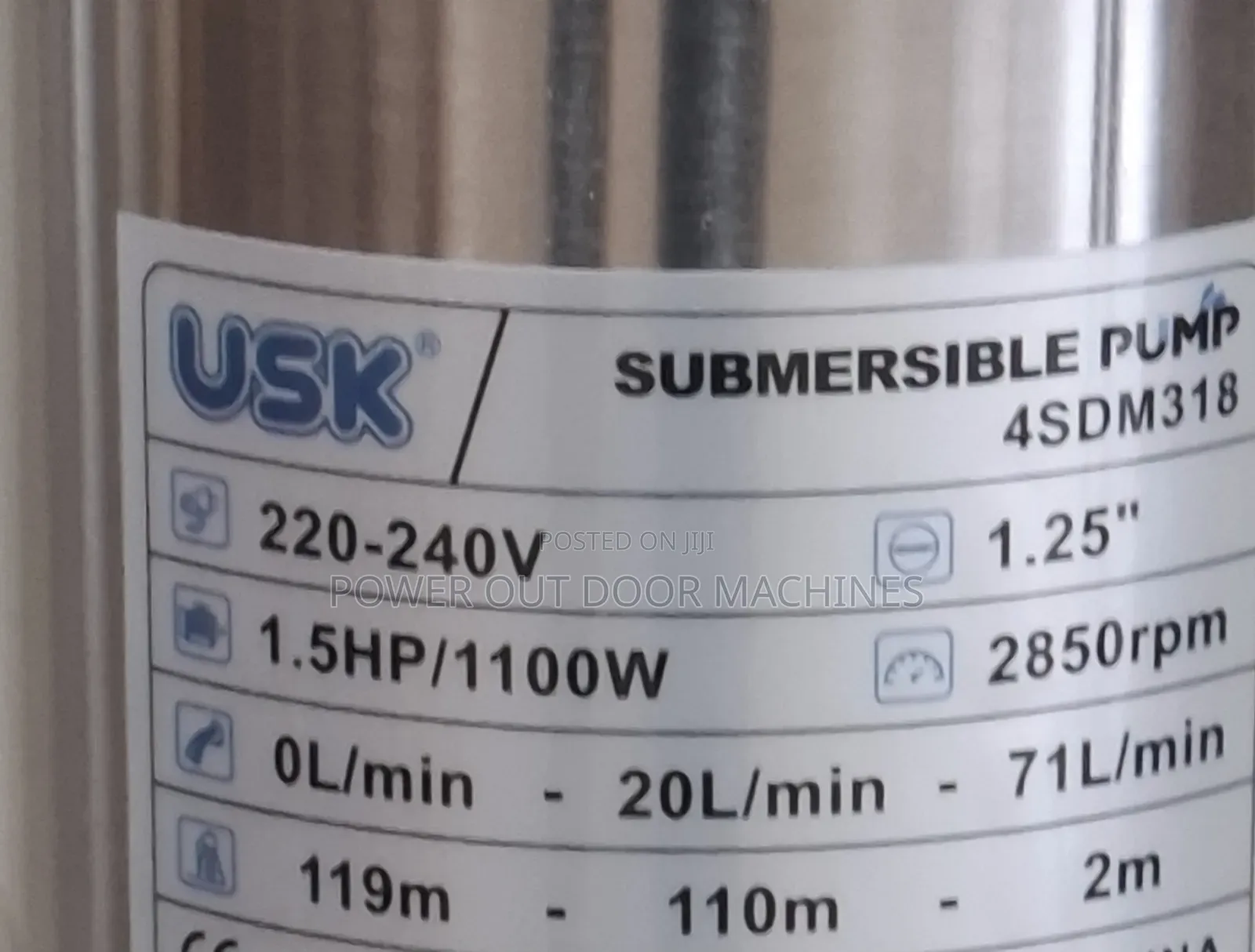 100 Meter / 300 Feet Automatic Submersible Deep Well Pump