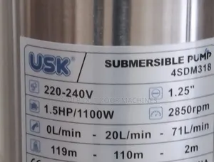 100 Meter / 300 Feet Automatic Submersible Deep Well Pump